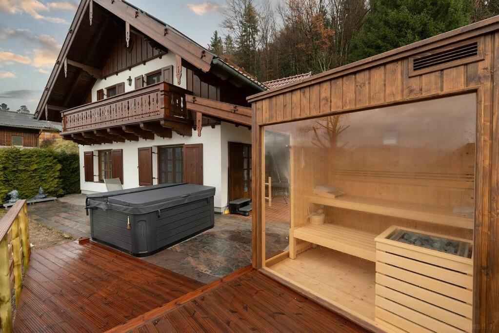 Luxus Alpenparadies Nahe Salzburg Sauna & Whirlpool アードネット エクステリア 写真