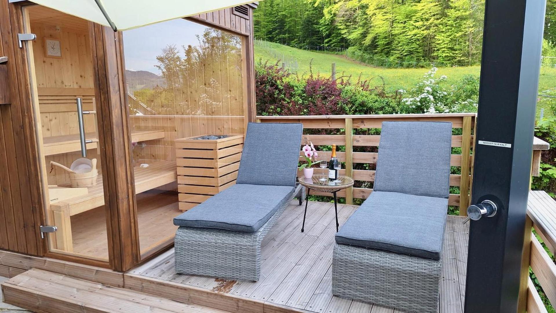 Luxus Alpenparadies Nahe Salzburg Sauna & Whirlpool アードネット エクステリア 写真